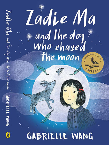 Zadie Ma and the dog who chased the moon book cover